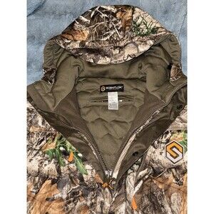 Men's SCENT-LOK Insulated| Realtree | Zipper  Camo Hunting Parka size Large